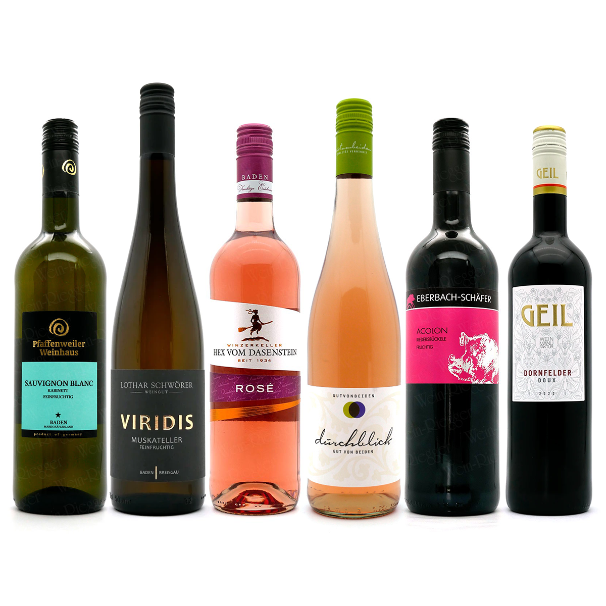 Wein rot, weiß